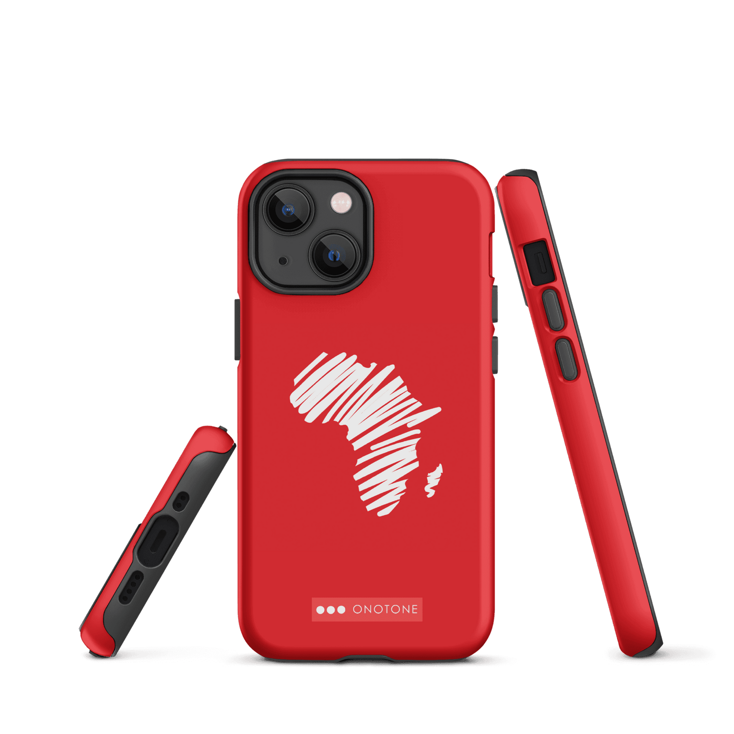 Dual Layer Africa modern red iPhone® Case ( MD-1393)