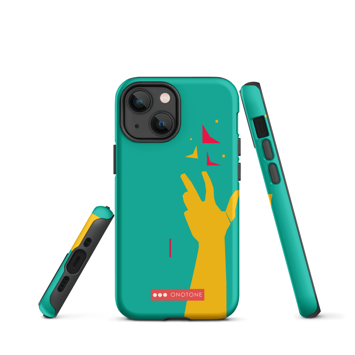 Dual Layer green modern iPhone® Case ( MD-1113)