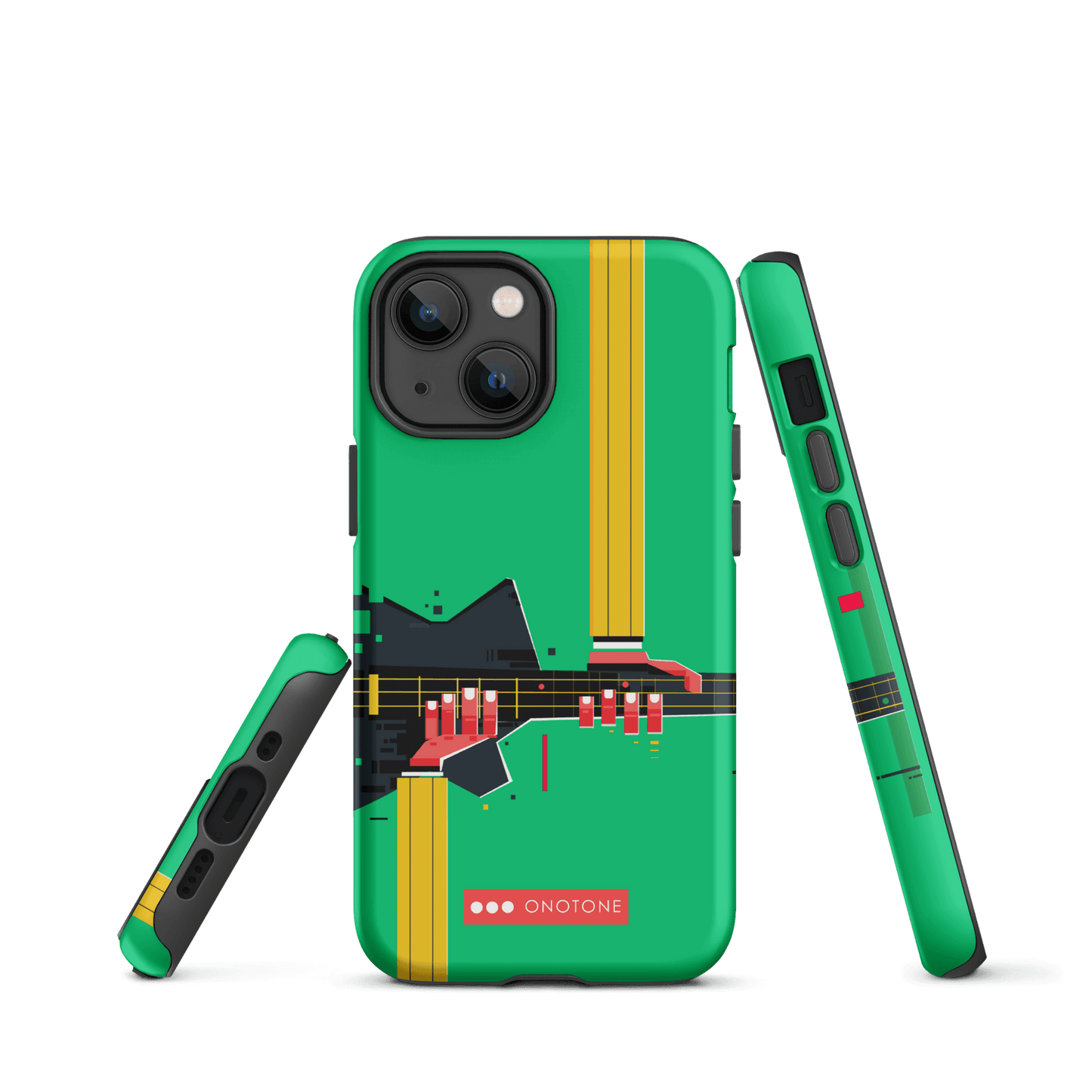 Dual Layer green modern iPhone® Case ( MD-1057)
