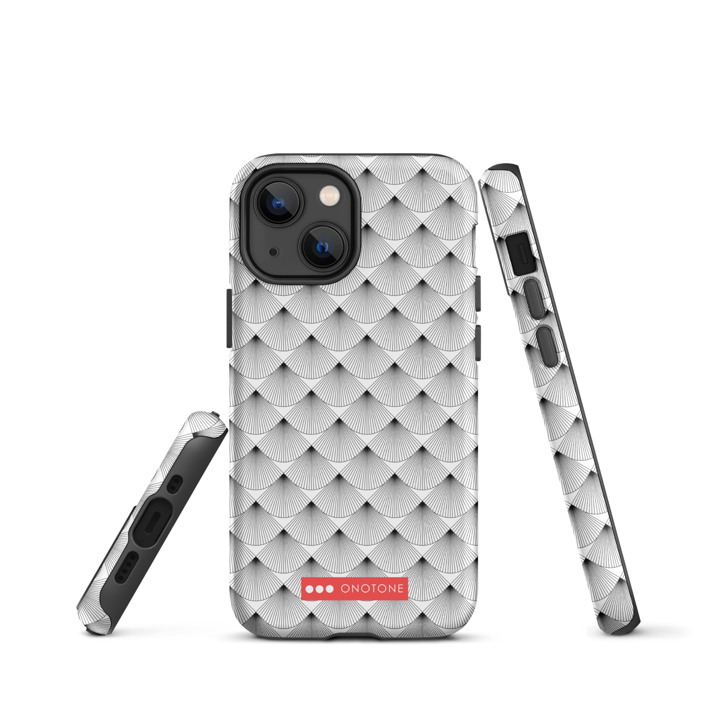 Japanese design indigo iPhone® Case with patterns