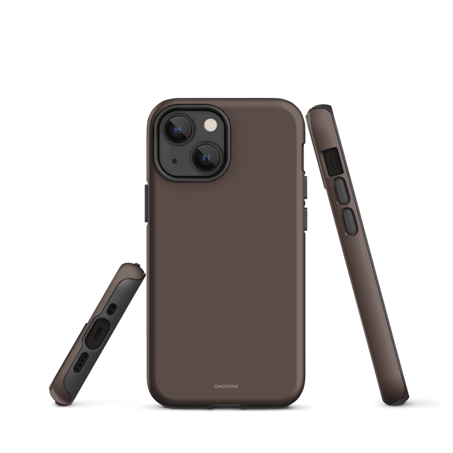TAUPE MINIMALIST IPHONE® CASE - PANTONE® CHOCOLATE MARTINI