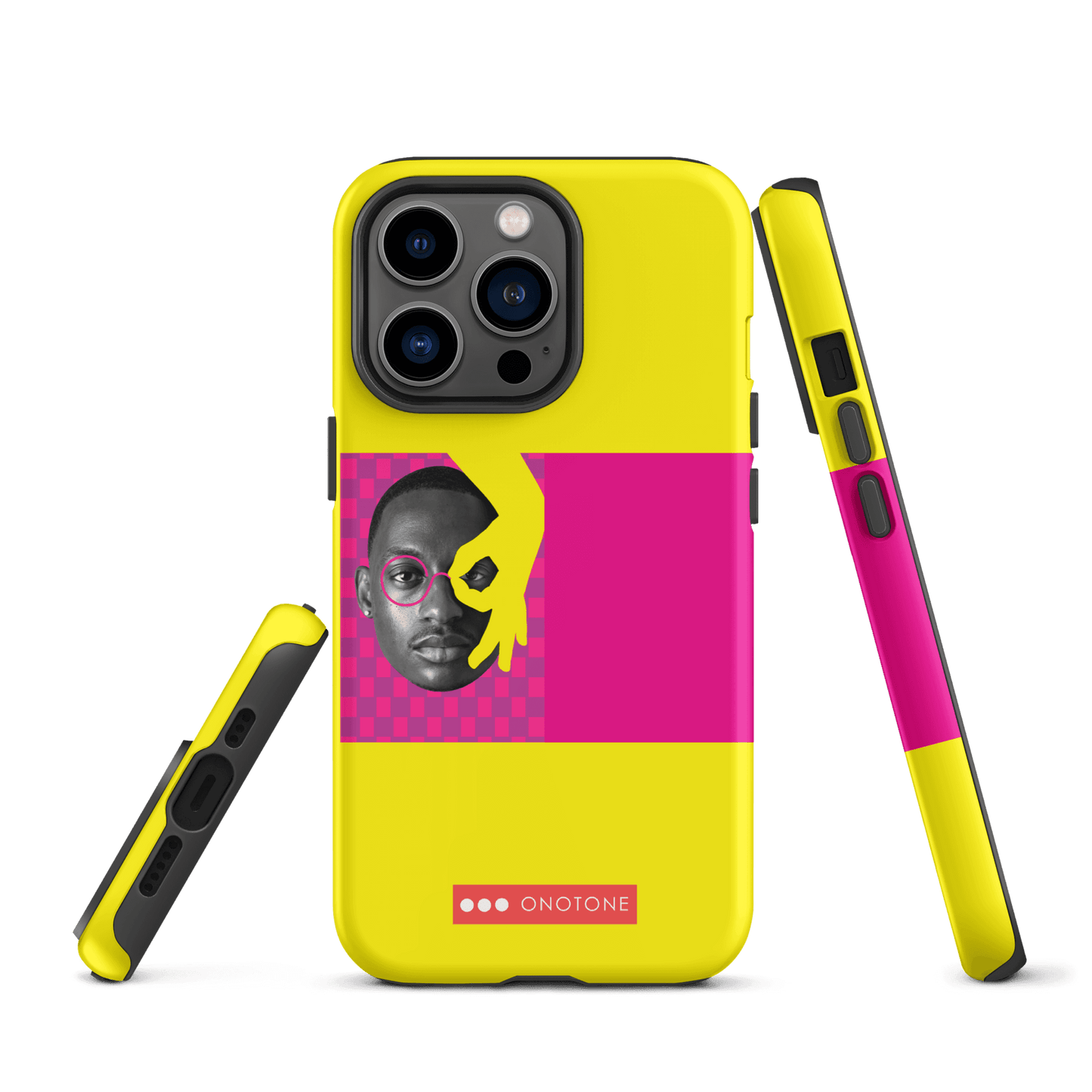 Dual Layer yellow modern iPhone® Case ( MD-3913)
