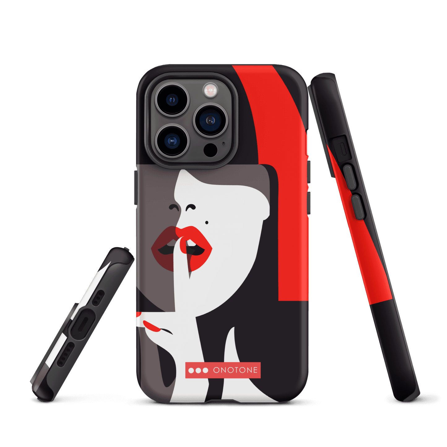 Dual Layer black modern iPhone® Case ( MD-3577)