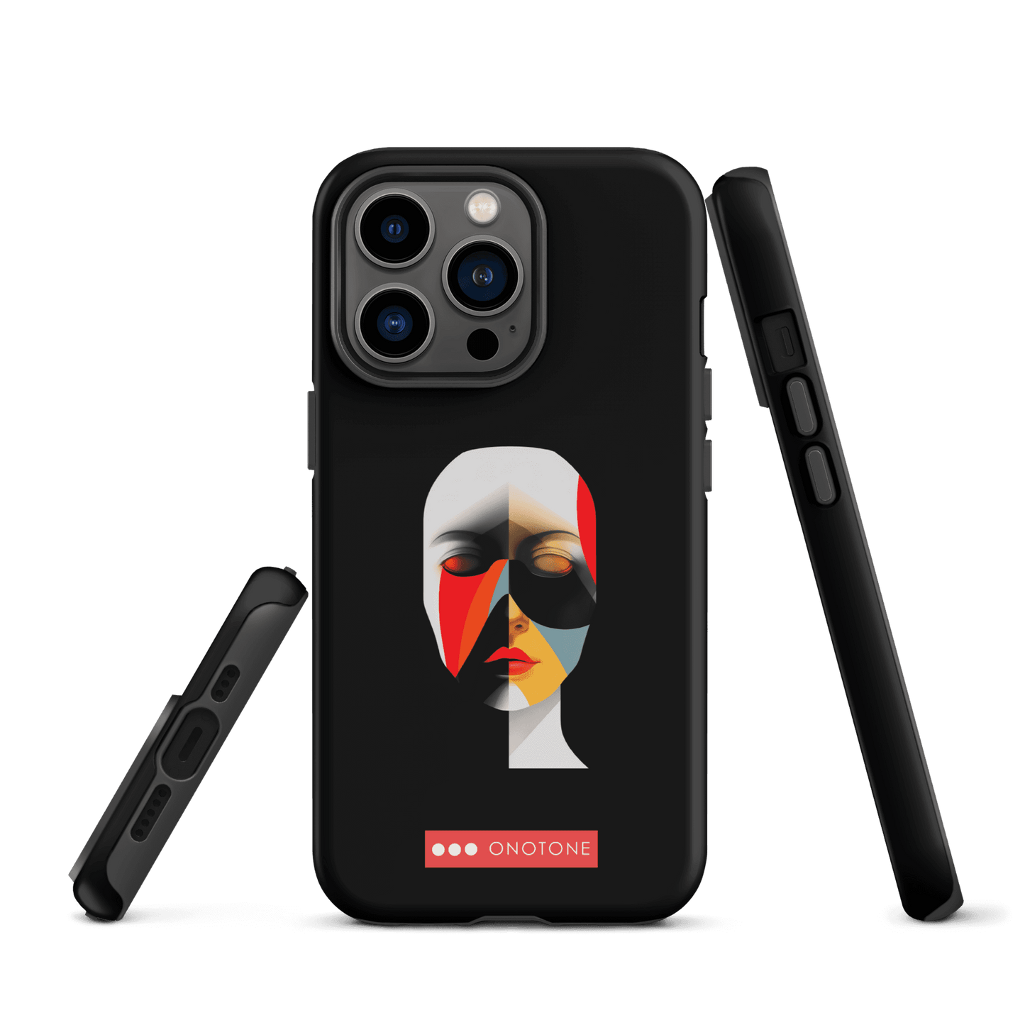 Dual Layer black modern iPhone® Case ( MD-2905)