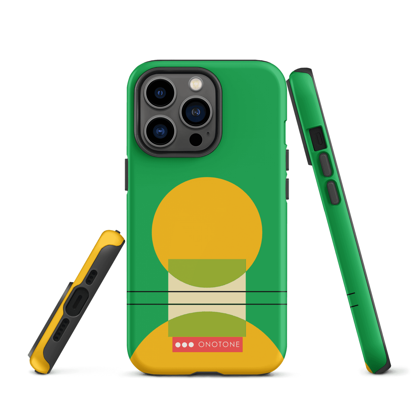 Dual Layer green modern iPhone® Case ( MD-2065)