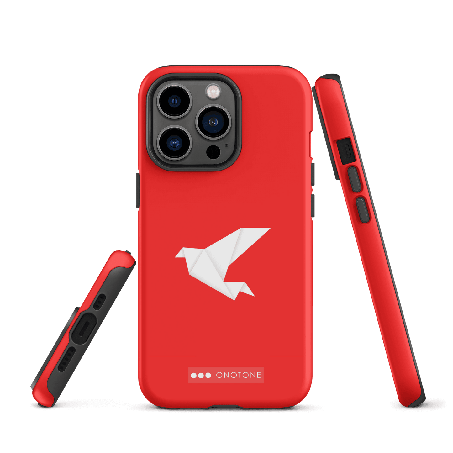 Dual Layer red modern iPhone® Case ( MD-1449)