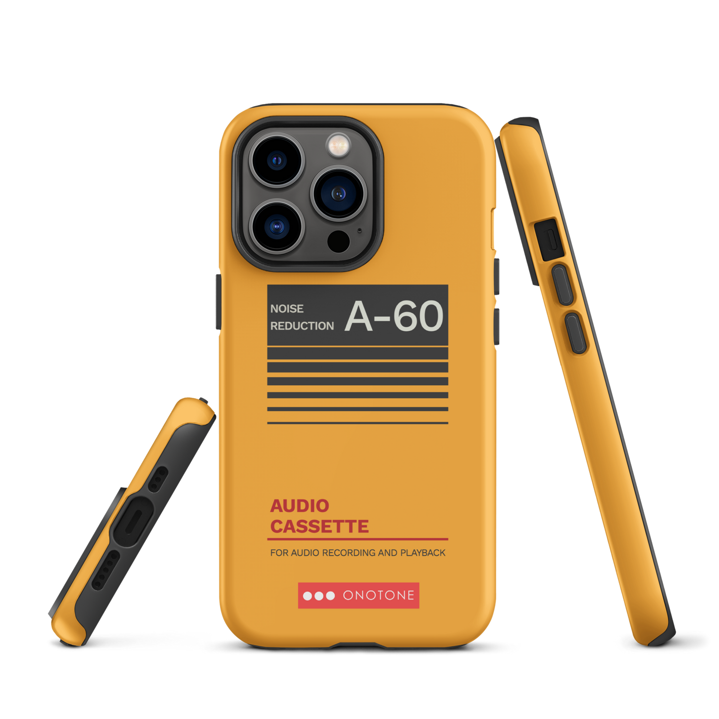 Dual Layer audio casette modern iPhone® Case