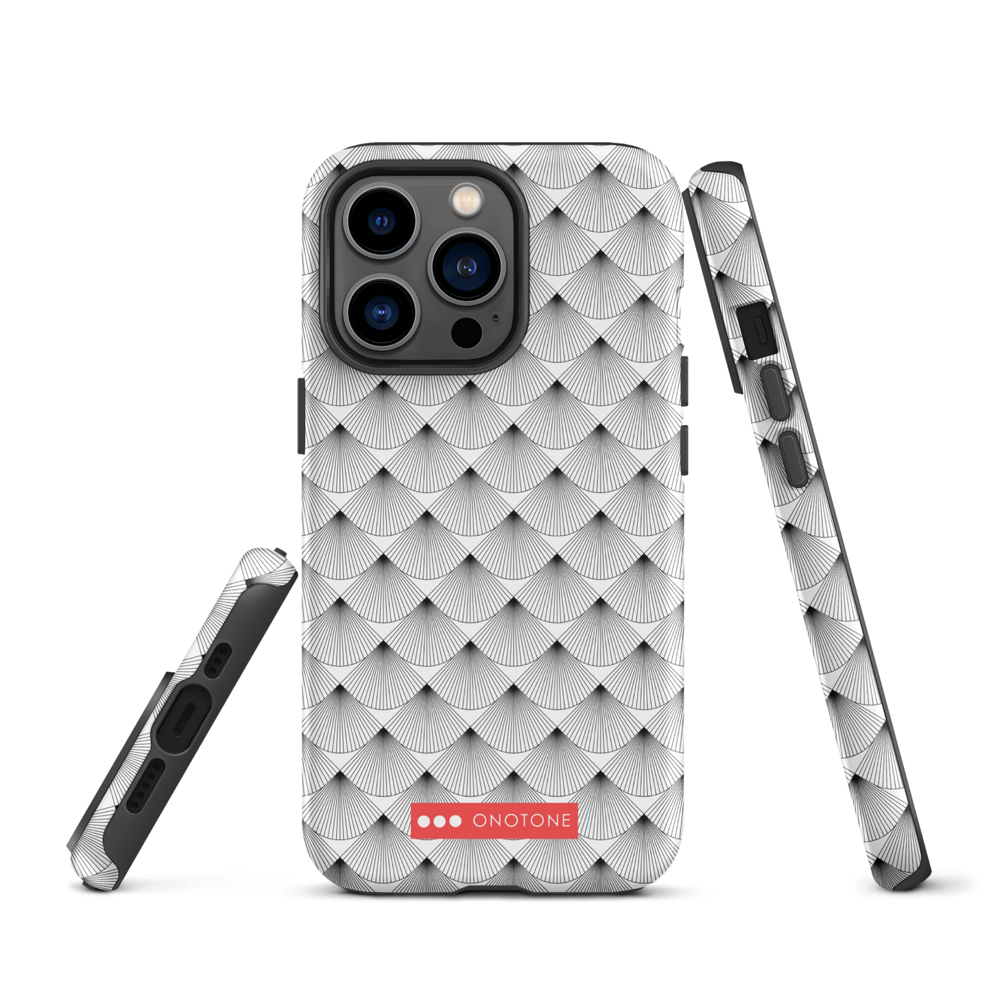 Japanese design indigo iPhone® Case with patterns