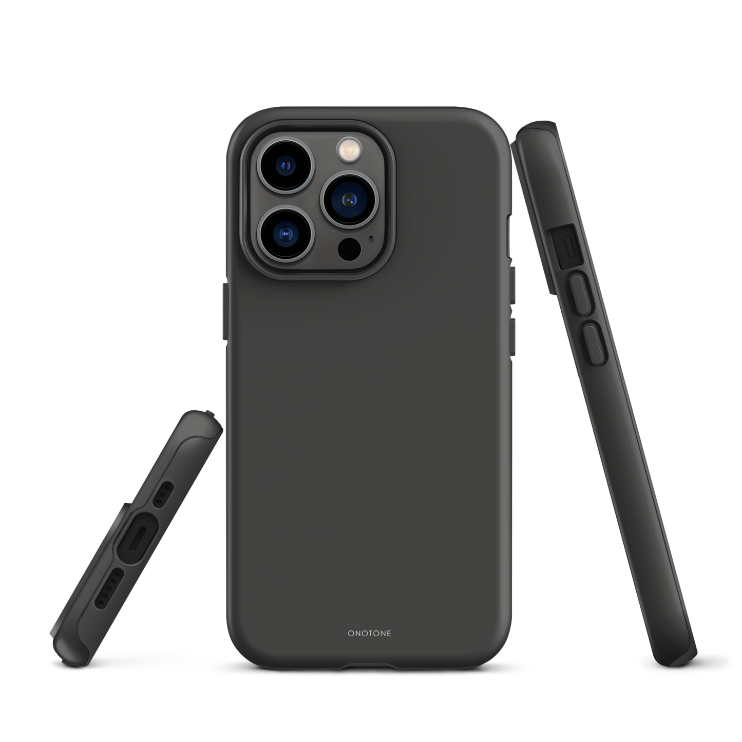 GRAY MINIMALIST IPHONE® CASE - PANTONE® 447