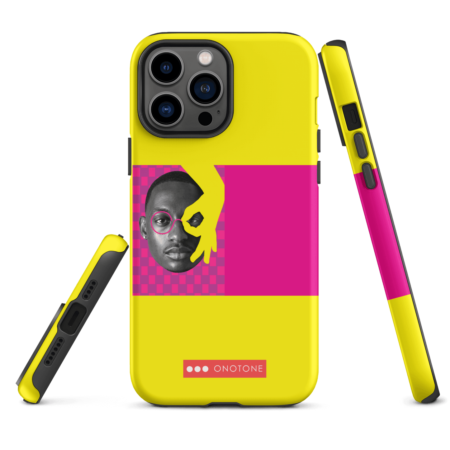 Dual Layer yellow modern iPhone® Case ( MD-3913)