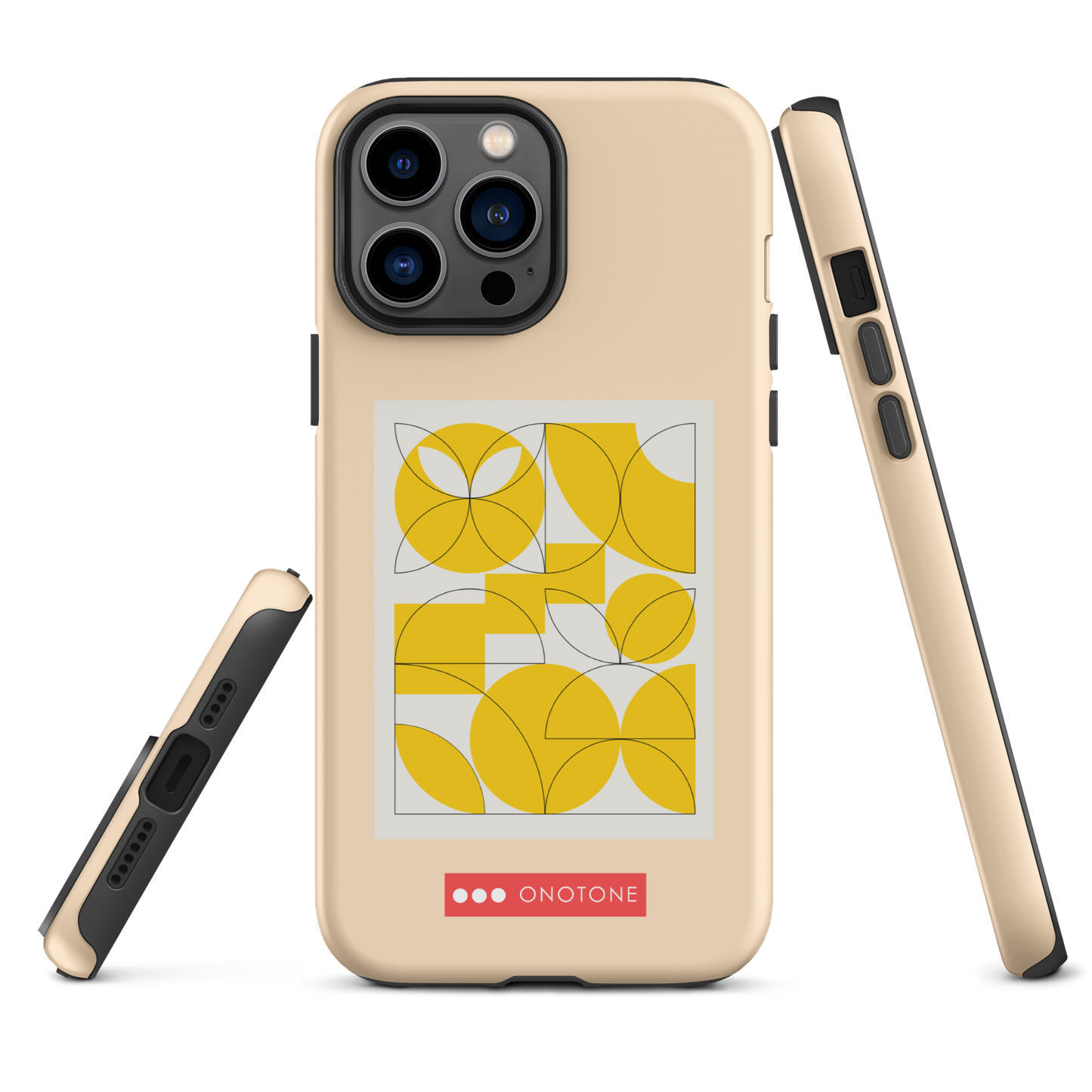 Dual Layer Bauhaus modern iPhone® Case