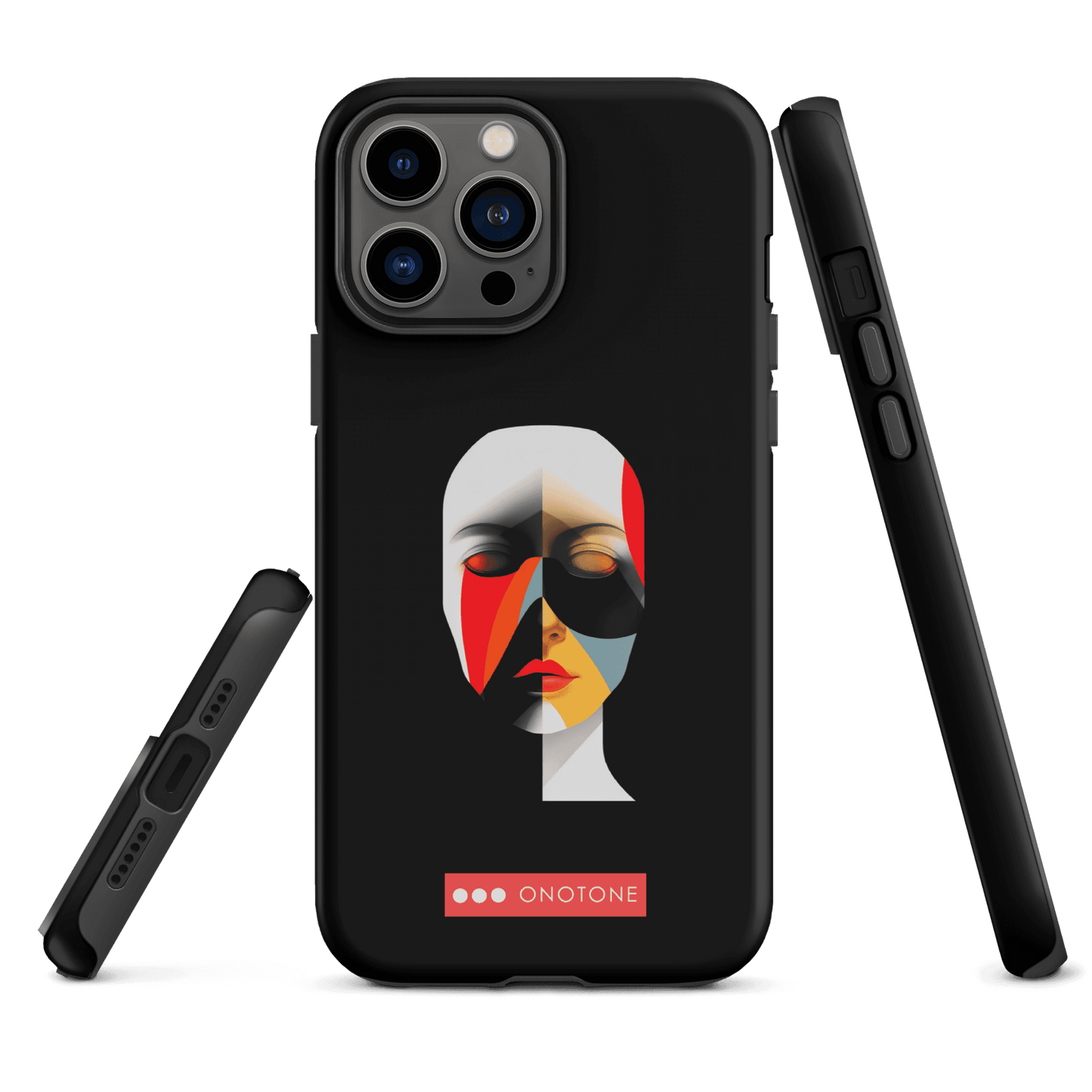 Dual Layer black modern iPhone® Case ( MD-2905)