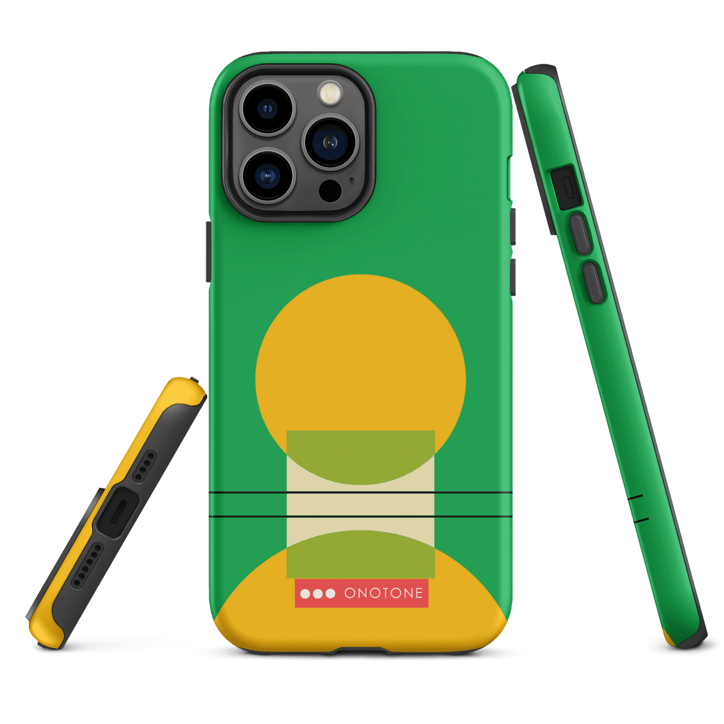 Dual Layer green modern iPhone® Case ( MD-2065)
