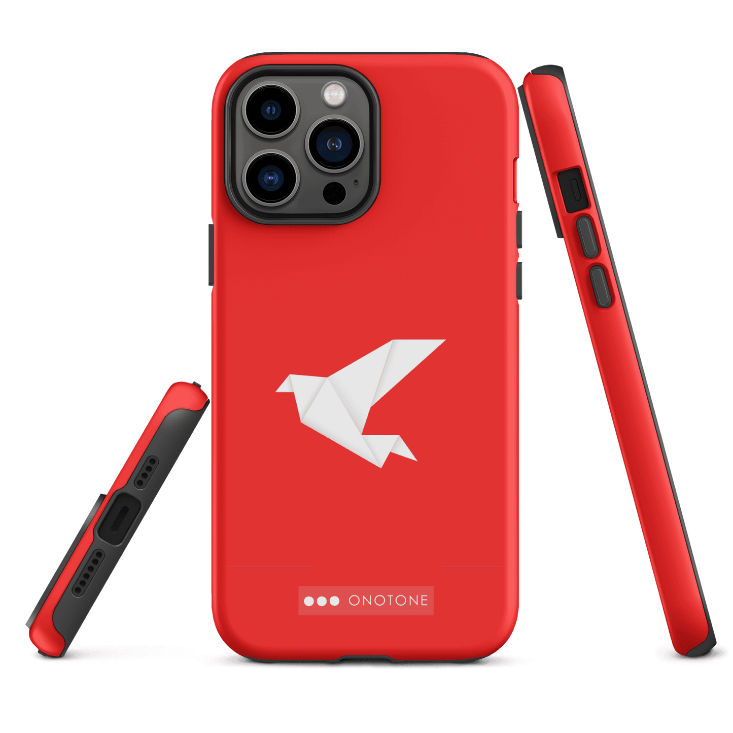 Dual Layer red modern iPhone® Case ( MD-1449)