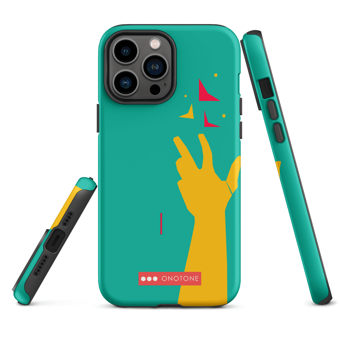 Dual Layer green modern iPhone® Case ( MD-1113)