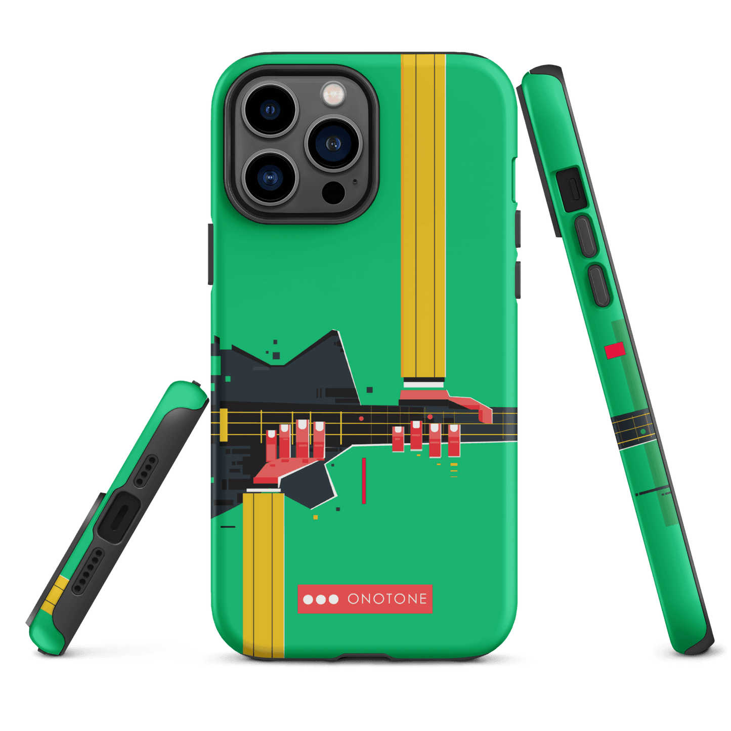 Dual Layer green modern iPhone® Case ( MD-1057)