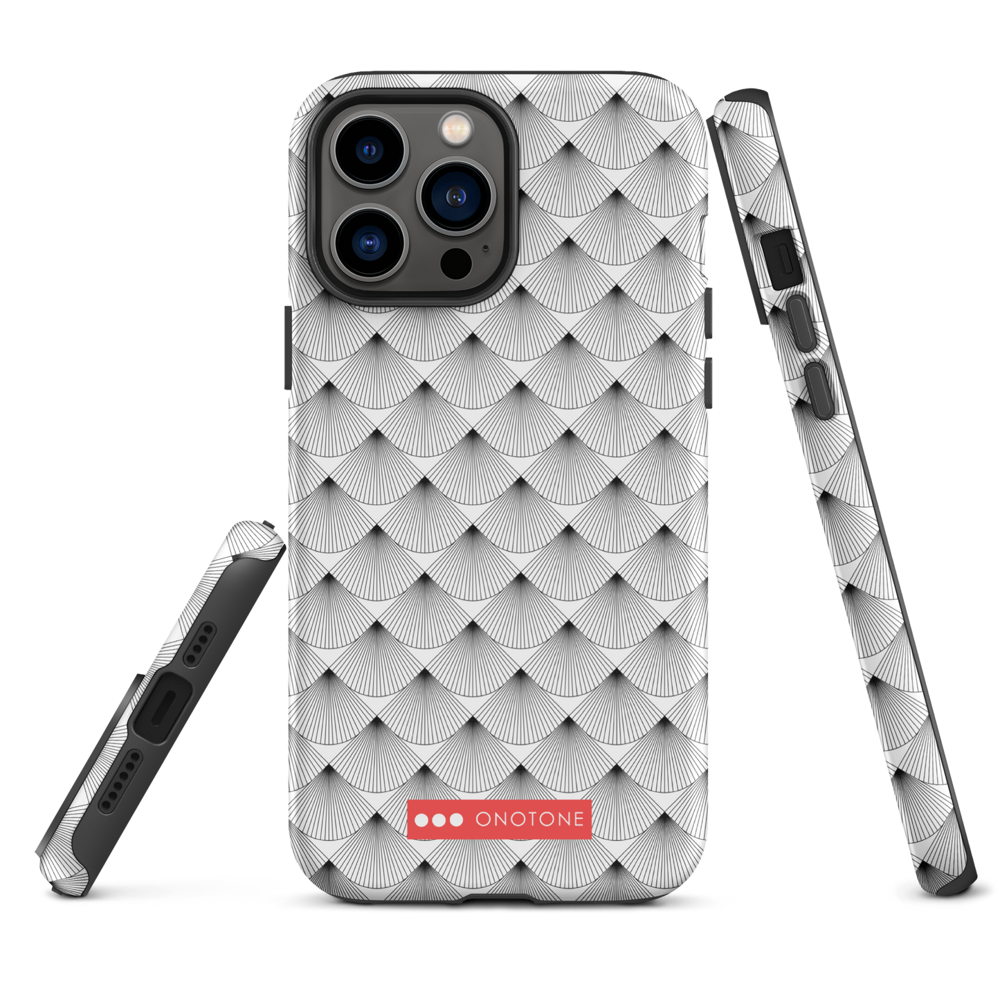 Japanese design indigo iPhone® Case with patterns