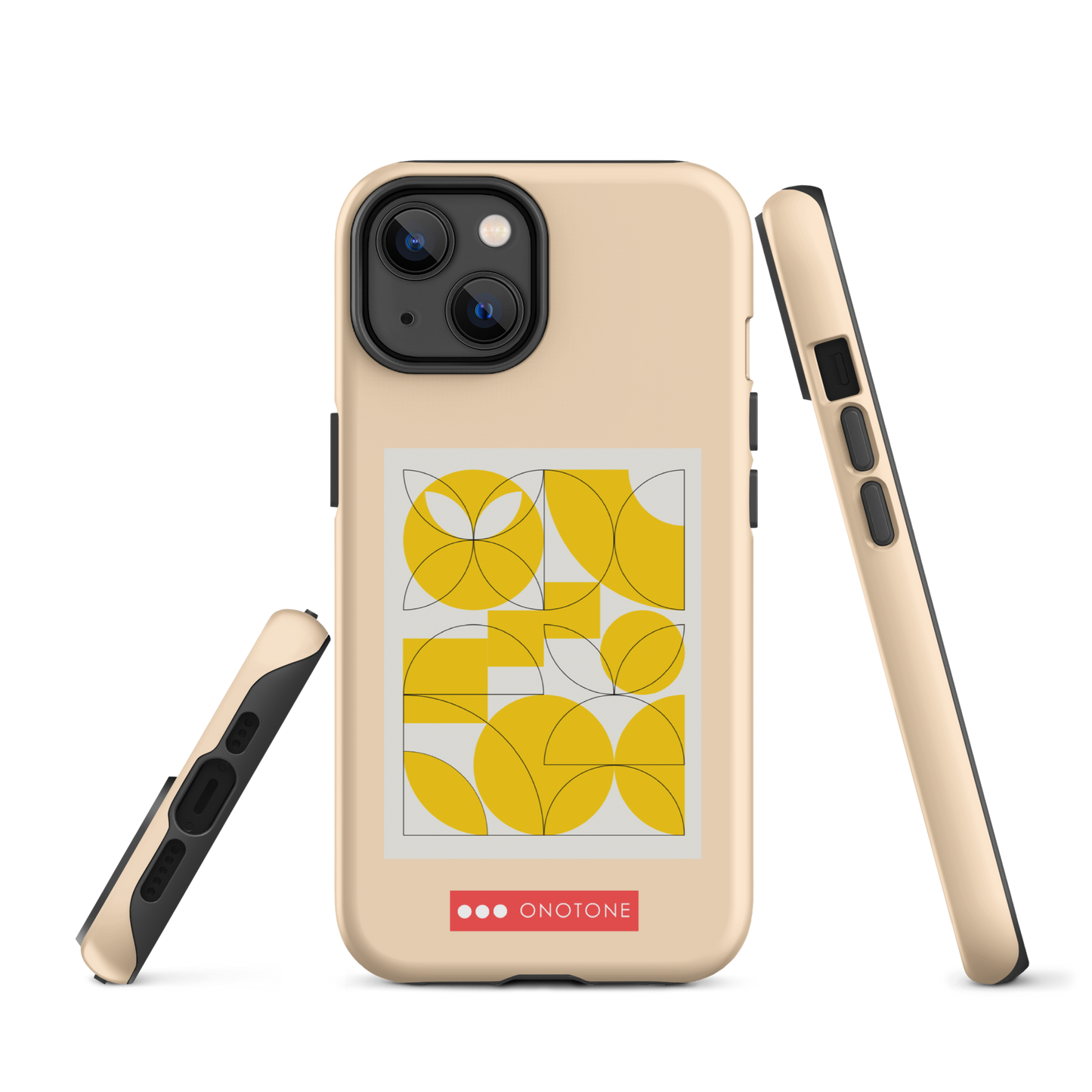 Dual Layer Bauhaus modern iPhone® Case