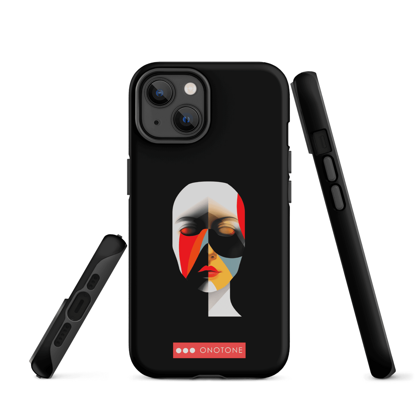 Dual Layer black modern iPhone® Case ( MD-2905)