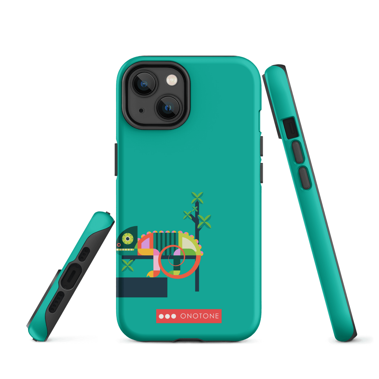 Dual Layer green modern iPhone® Case ( MD-2569)