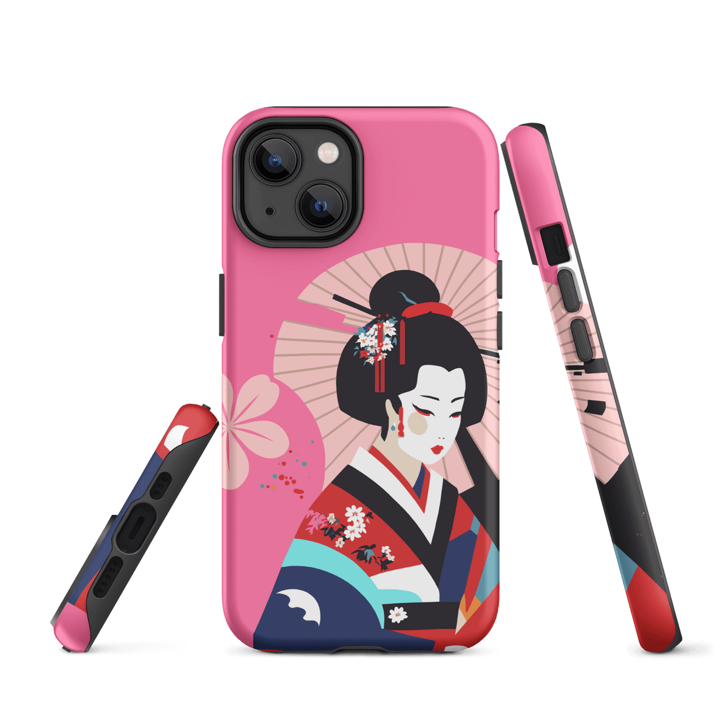 Dual Layer geisha modern iPhone® Case ( MD-2121)