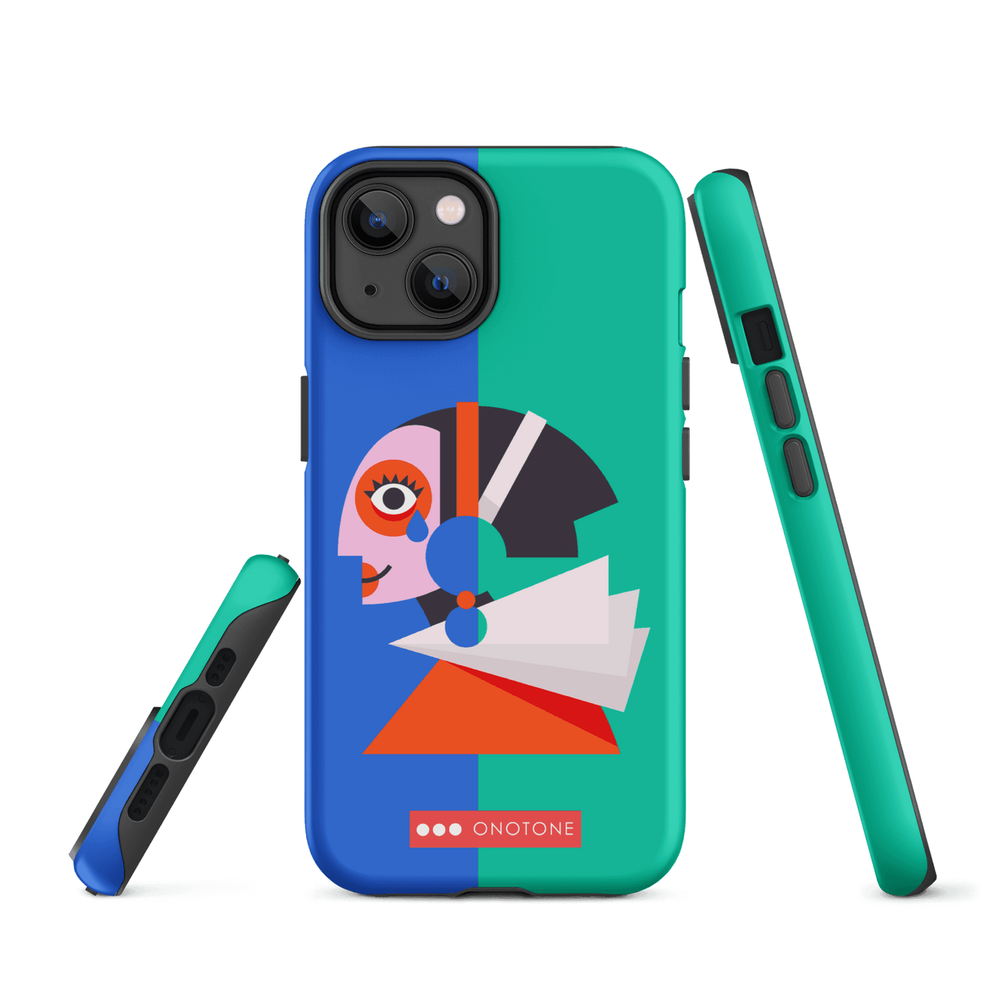 Dual Layer green modern iPhone® Case ( MD-1617)