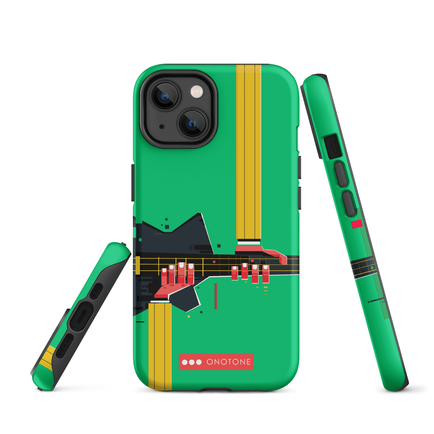 Dual Layer green modern iPhone® Case ( MD-1057)