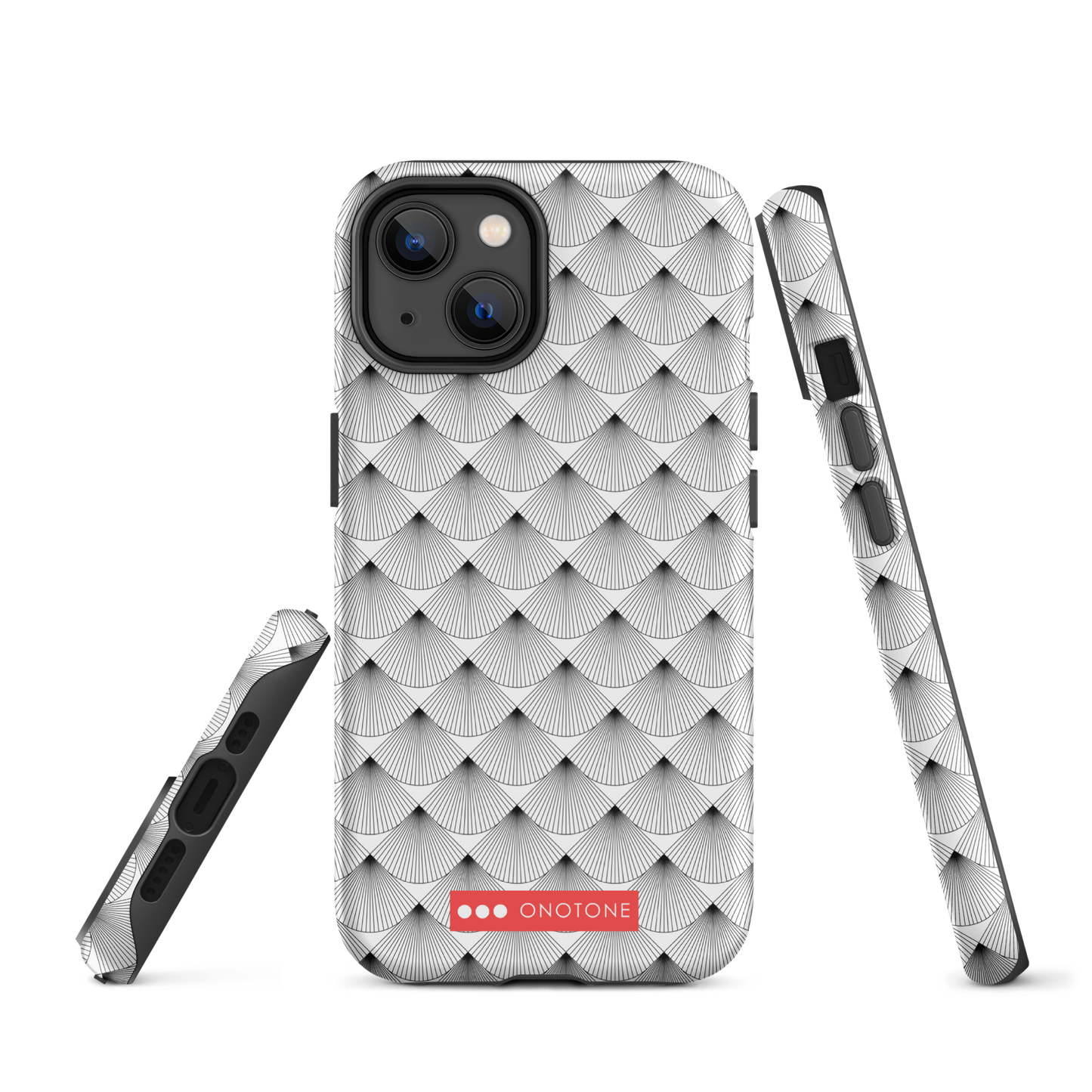 Japanese design indigo iPhone® Case with patterns