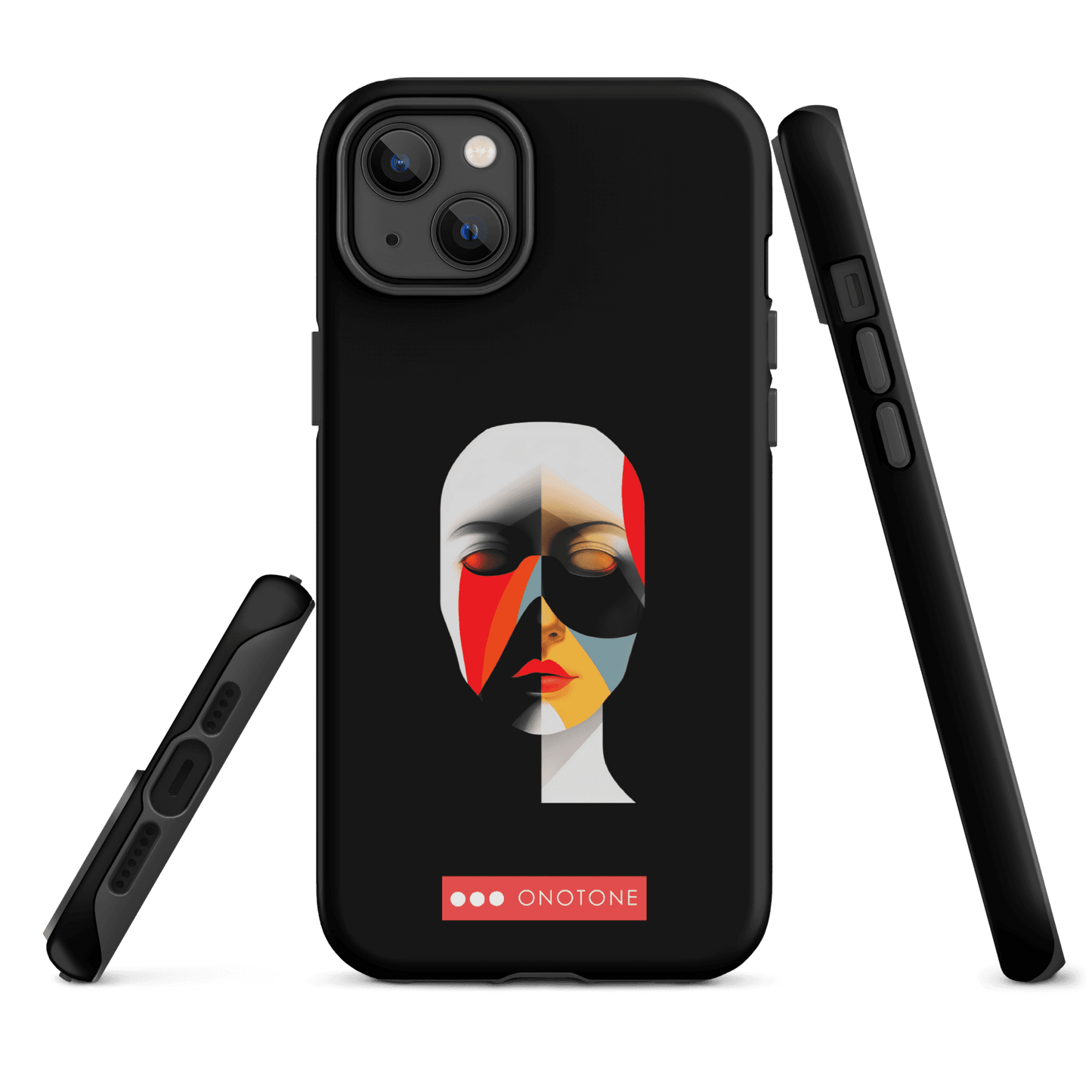 Dual Layer black modern iPhone® Case ( MD-2905)