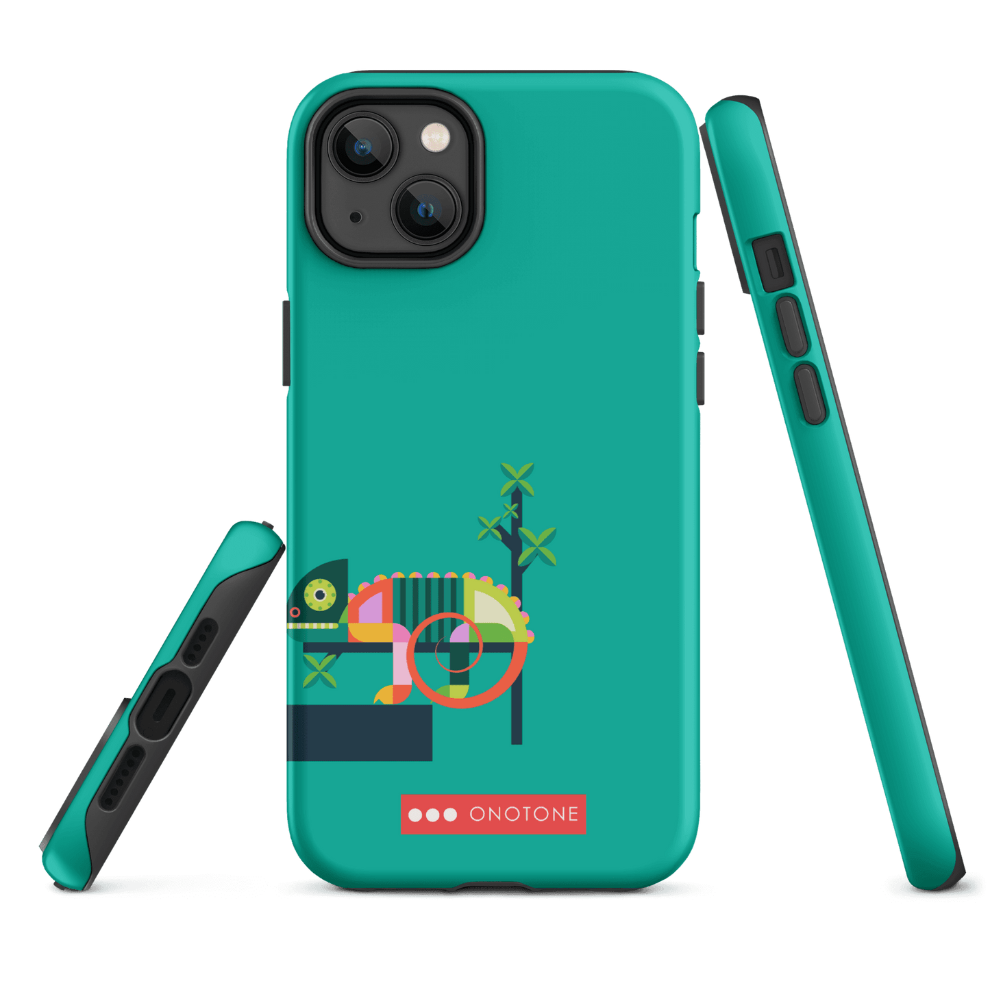 Dual Layer green modern iPhone® Case ( MD-2569)