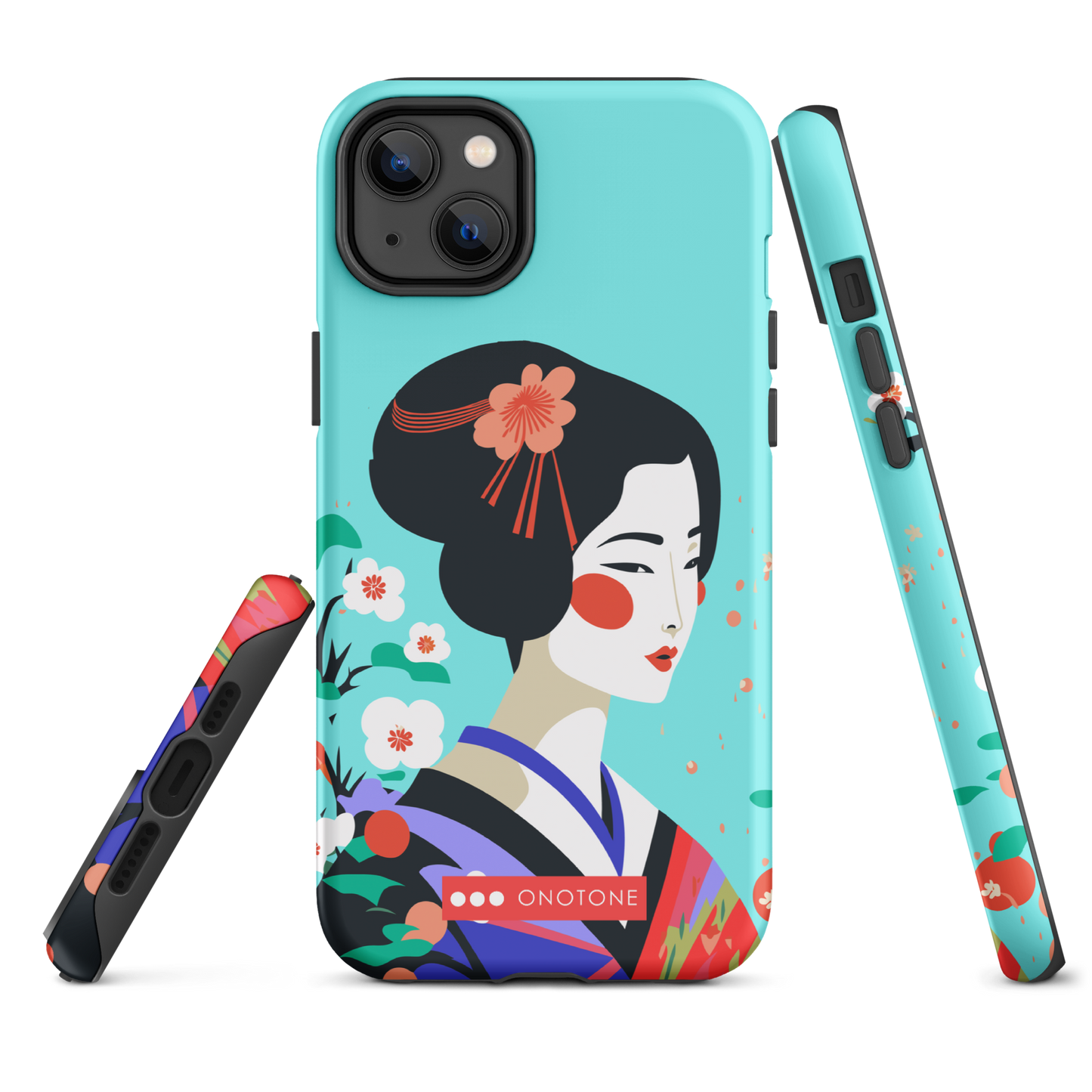 Dual Layer geisha modern iPhone® Case