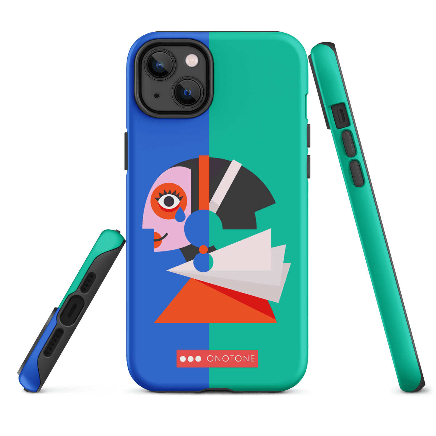 Dual Layer green modern iPhone® Case ( MD-1617)