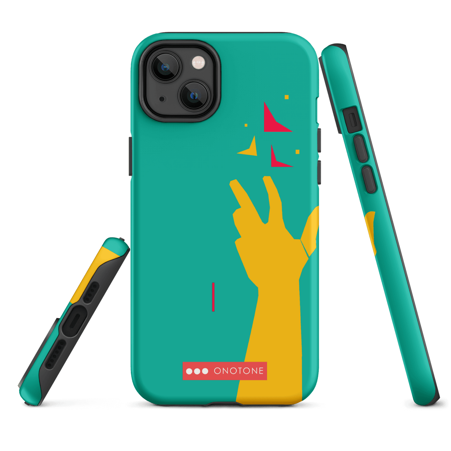 Dual Layer green modern iPhone® Case ( MD-1113)