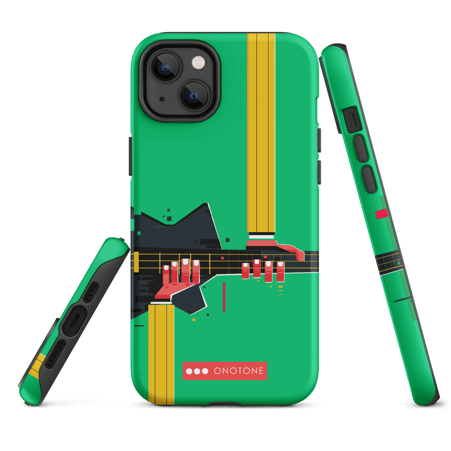 Dual Layer green modern iPhone® Case ( MD-1057)