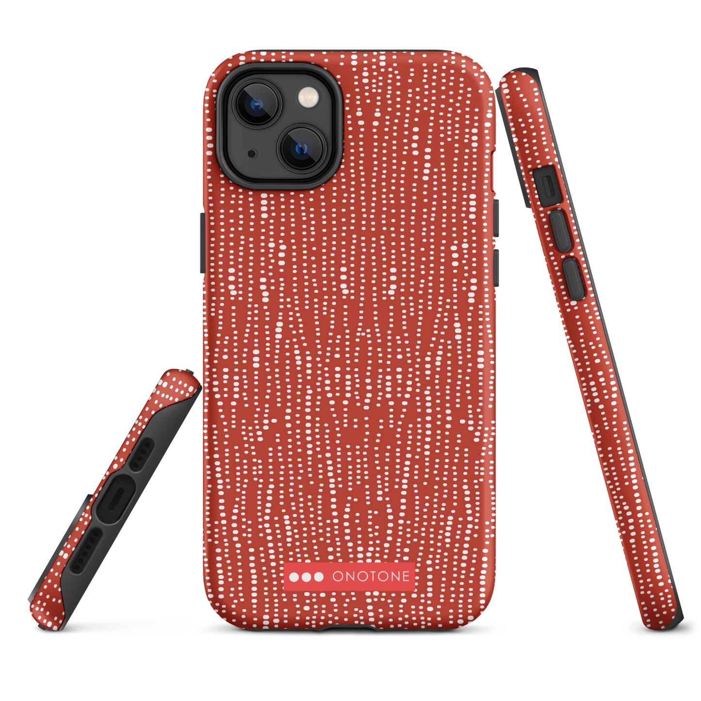 Japanese design indigo iPhone® Case with dotted patterns