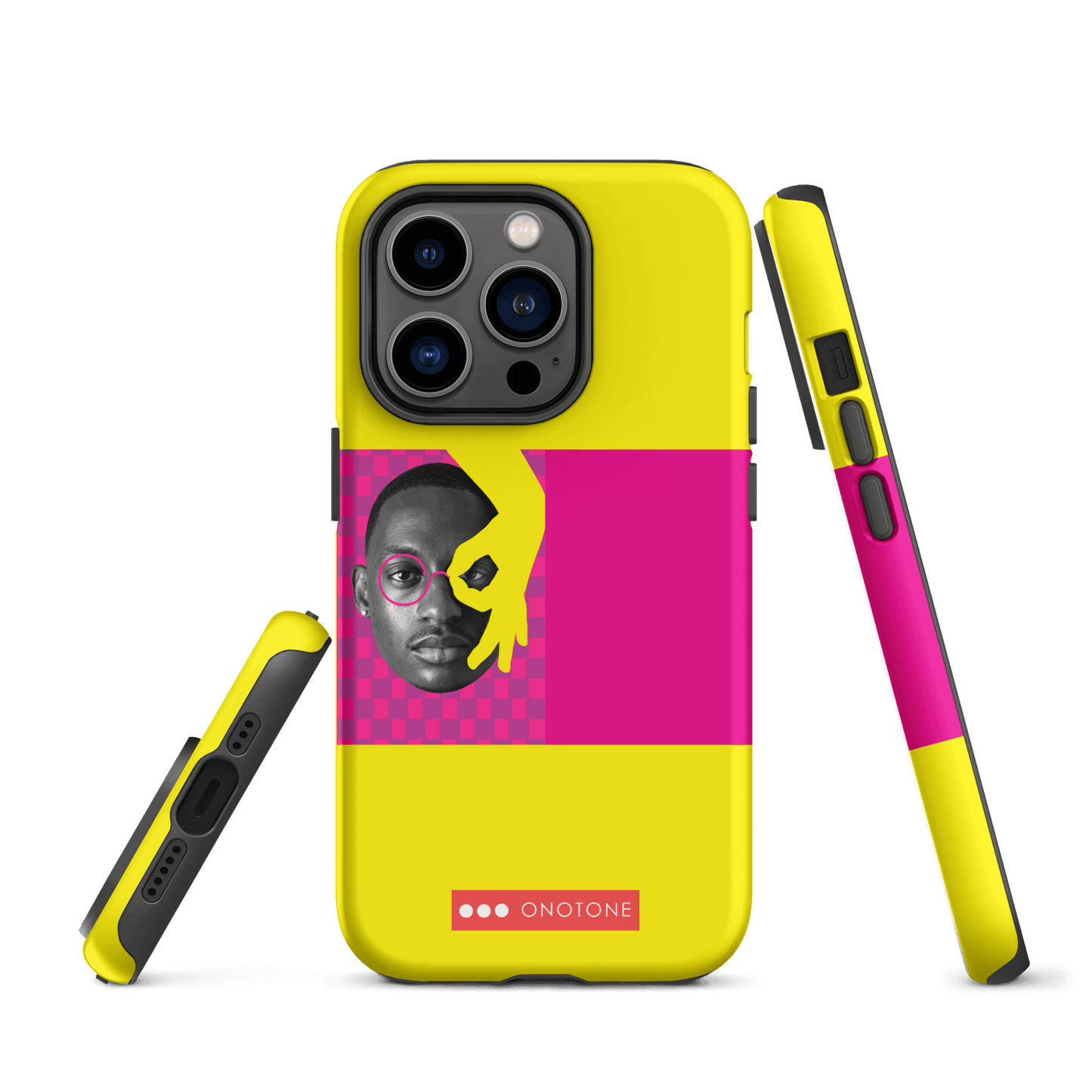 Dual Layer yellow modern iPhone® Case ( MD-3913)