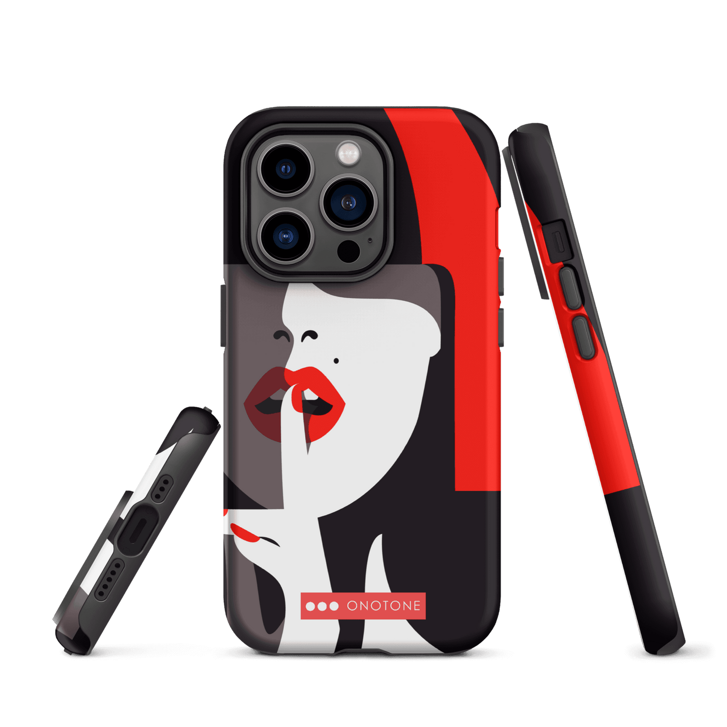 Dual Layer black modern iPhone® Case ( MD-3577)