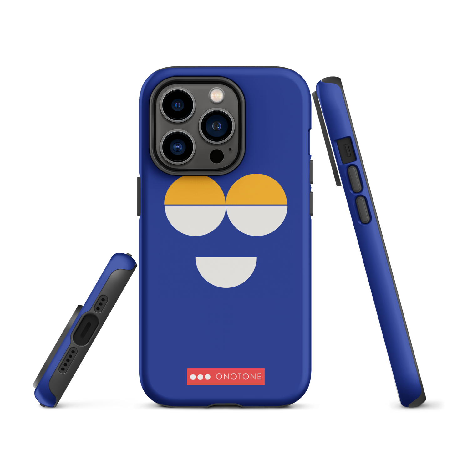 Dual Layer blue modern iPhone® Case