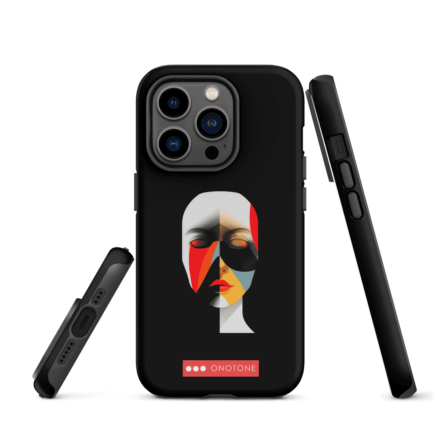 Dual Layer black modern iPhone® Case ( MD-2905)