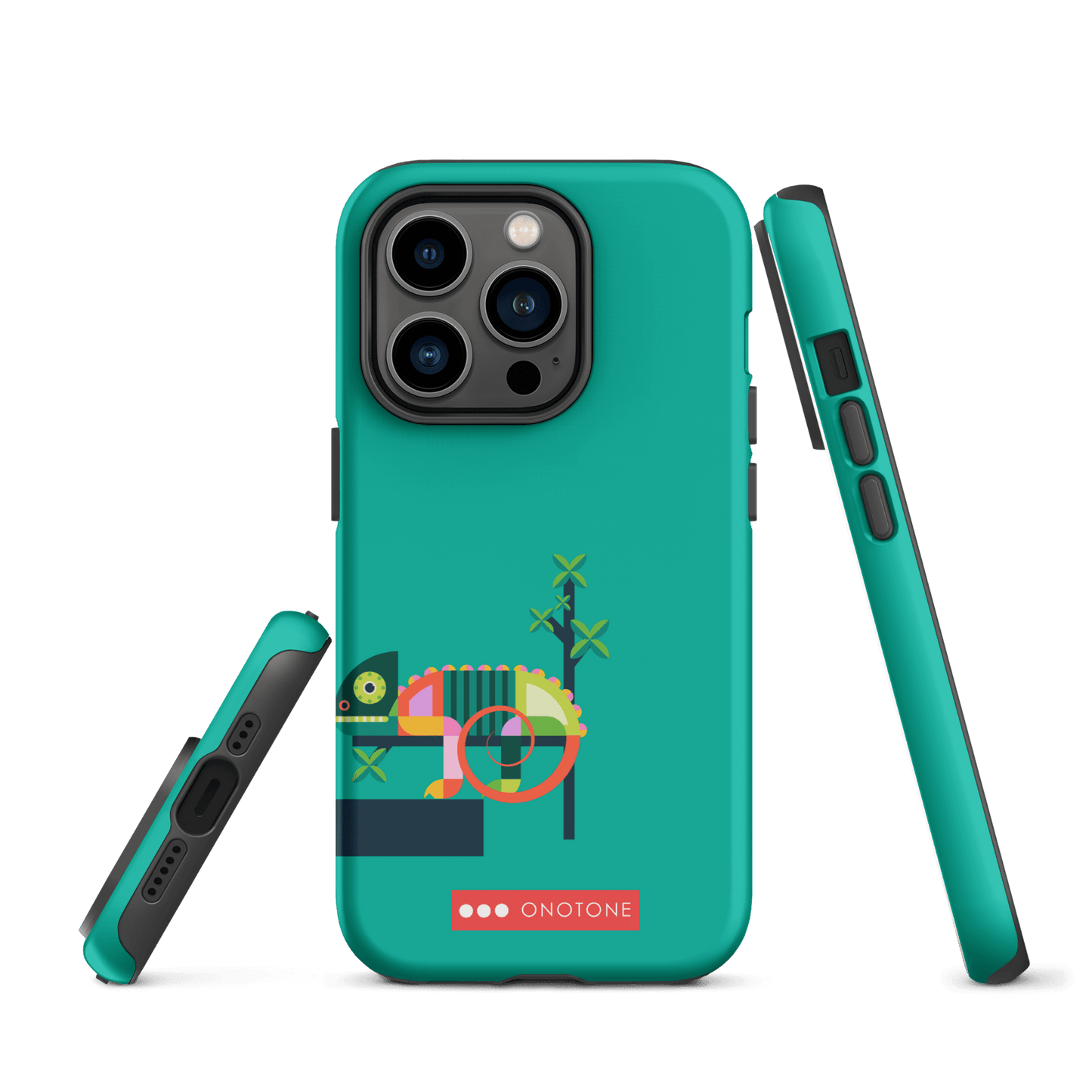 Dual Layer green modern iPhone® Case ( MD-2569)