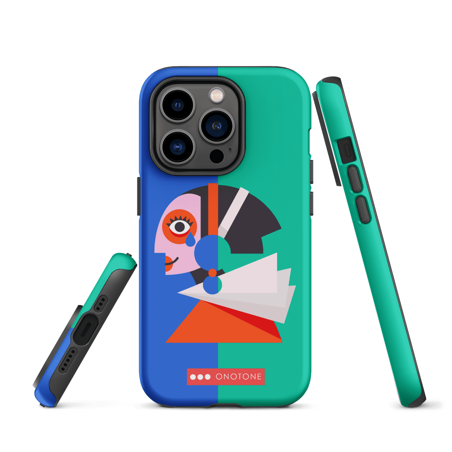 Dual Layer green modern iPhone® Case ( MD-1617)