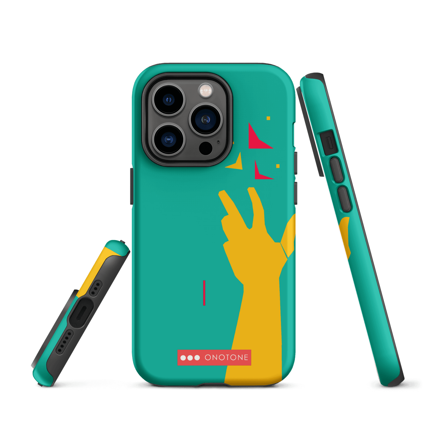 Dual Layer green modern iPhone® Case ( MD-1113)
