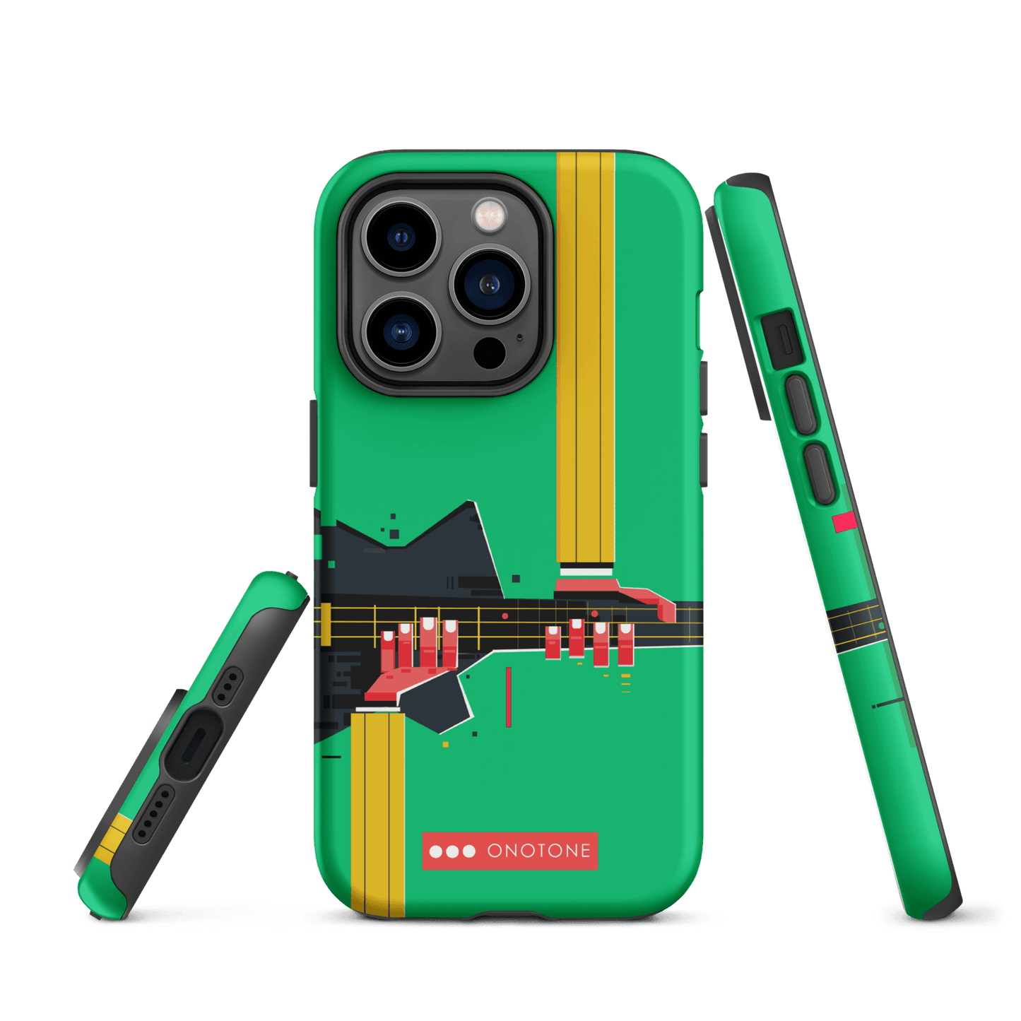 Dual Layer green modern iPhone® Case ( MD-1057)