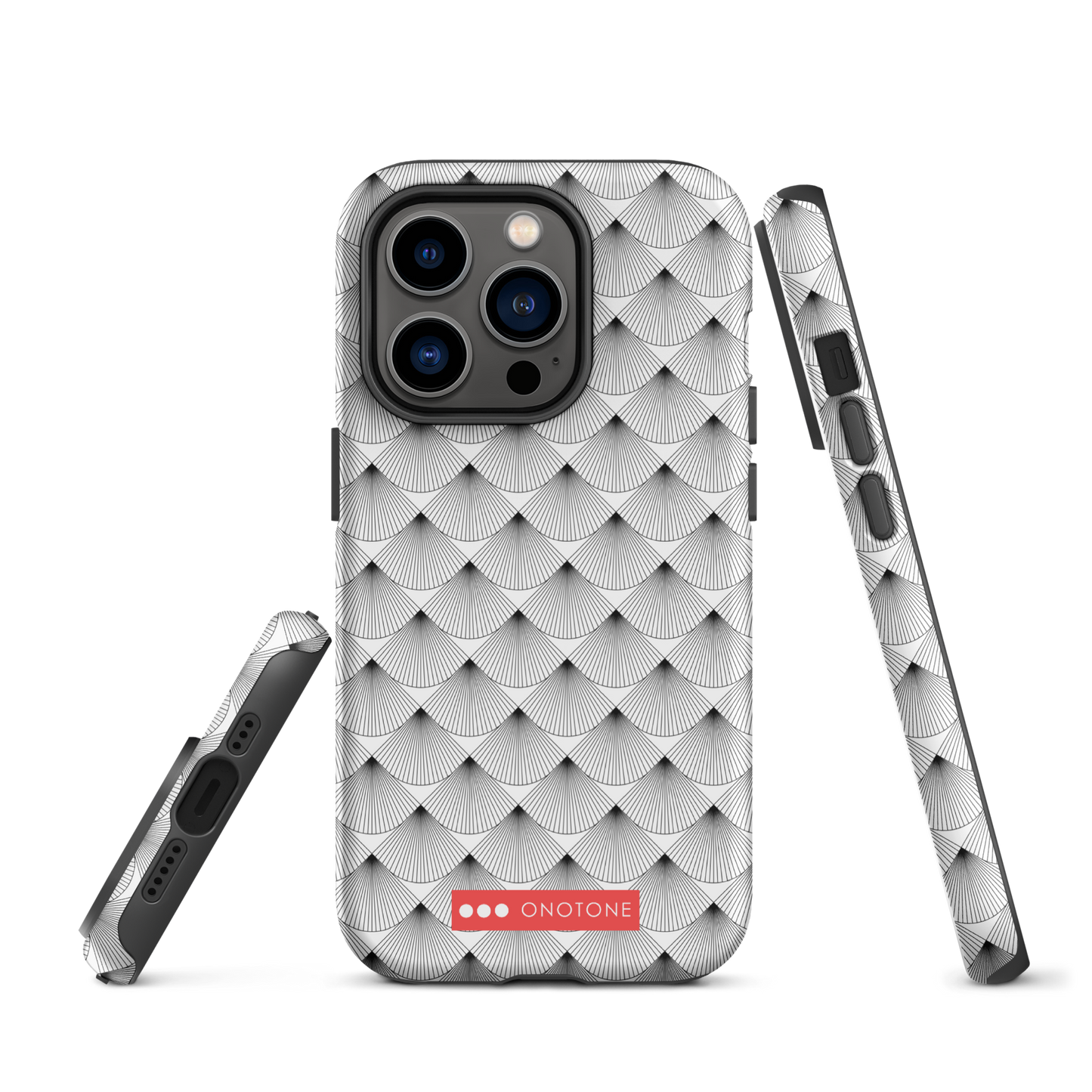 Japanese design indigo iPhone® Case with patterns