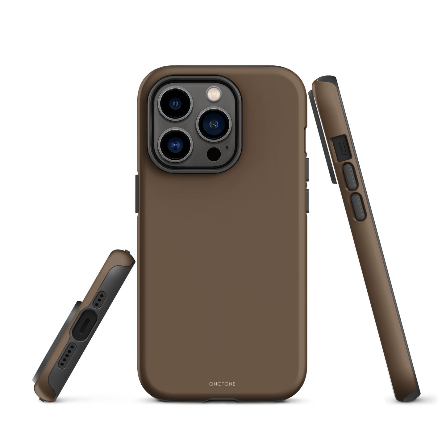 BEIGE MINIMALIST IPHONE® CASE - PANTONE® COFFEE LIQUEUR