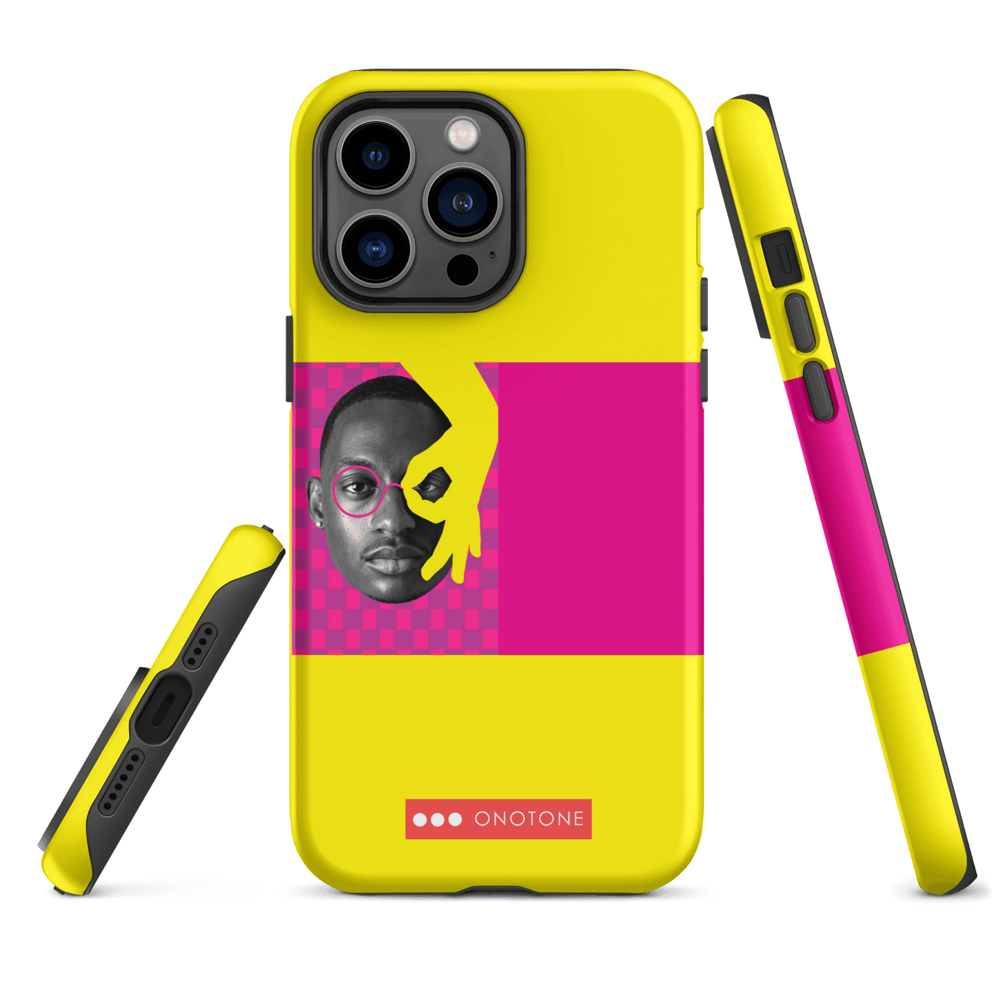 Dual Layer yellow modern iPhone® Case ( MD-3913)