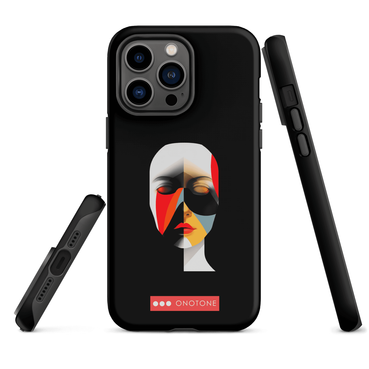 Dual Layer black modern iPhone® Case ( MD-2905)