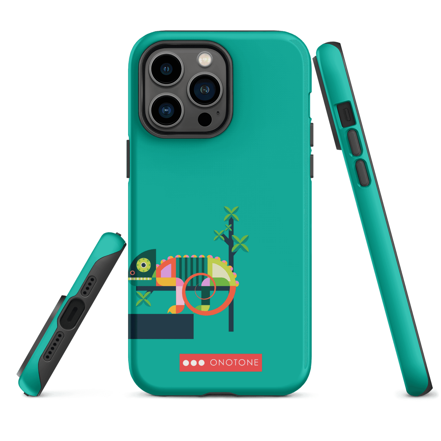 Dual Layer green modern iPhone® Case ( MD-2569)