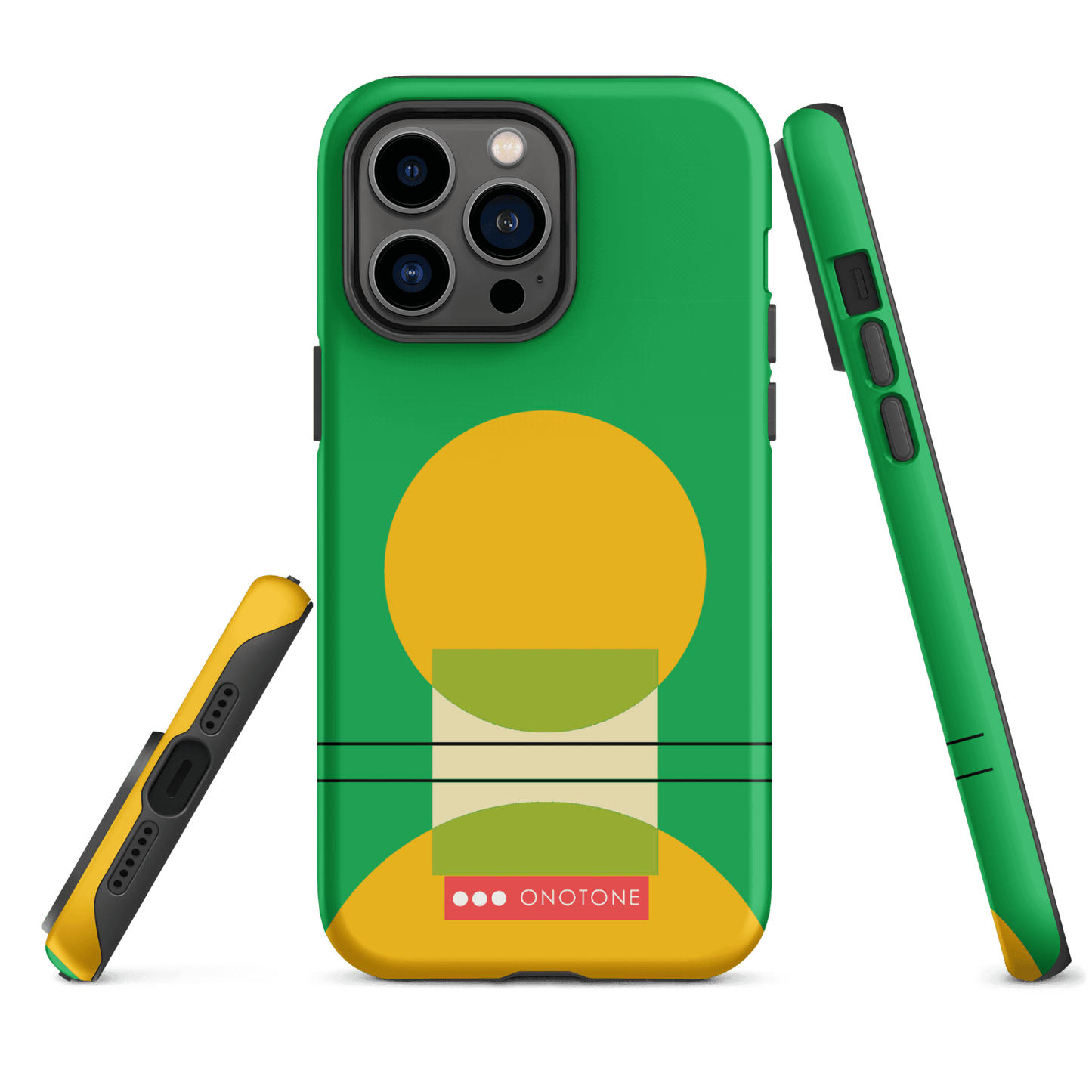 Dual Layer green modern iPhone® Case ( MD-2065)