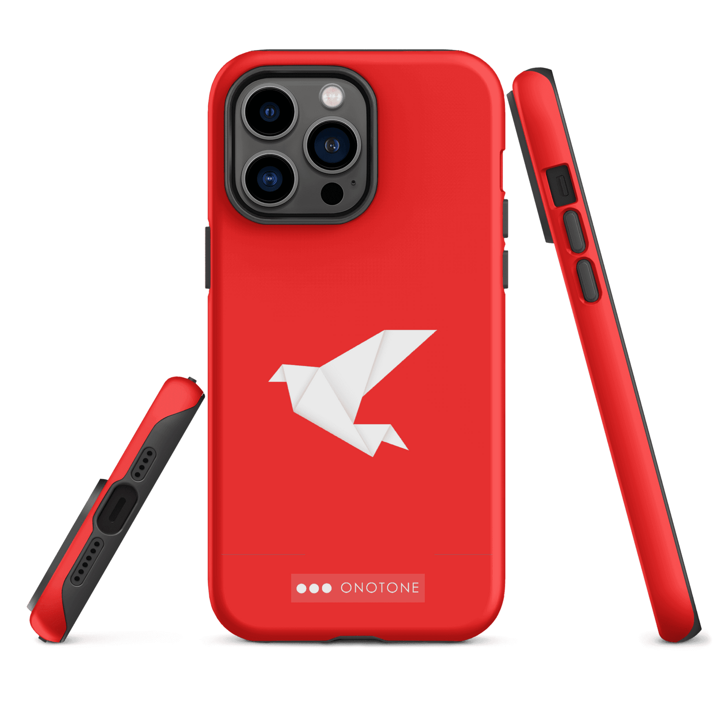 Dual Layer red modern iPhone® Case ( MD-1449)